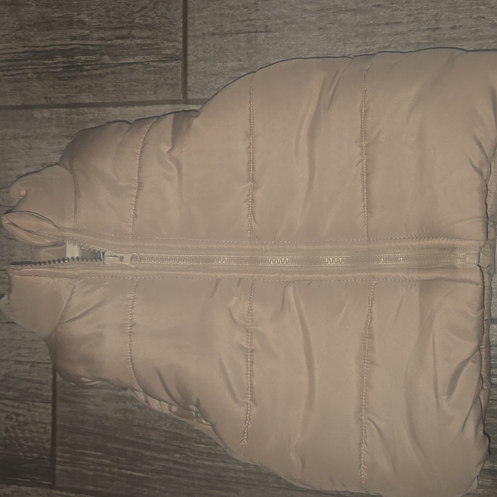 Kids Puffer Vest - Beige
